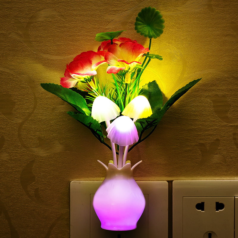 LED Mushroom Multi-color Night Lights