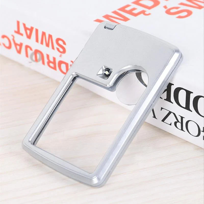 👍LED Card Type Magnifier For Reading