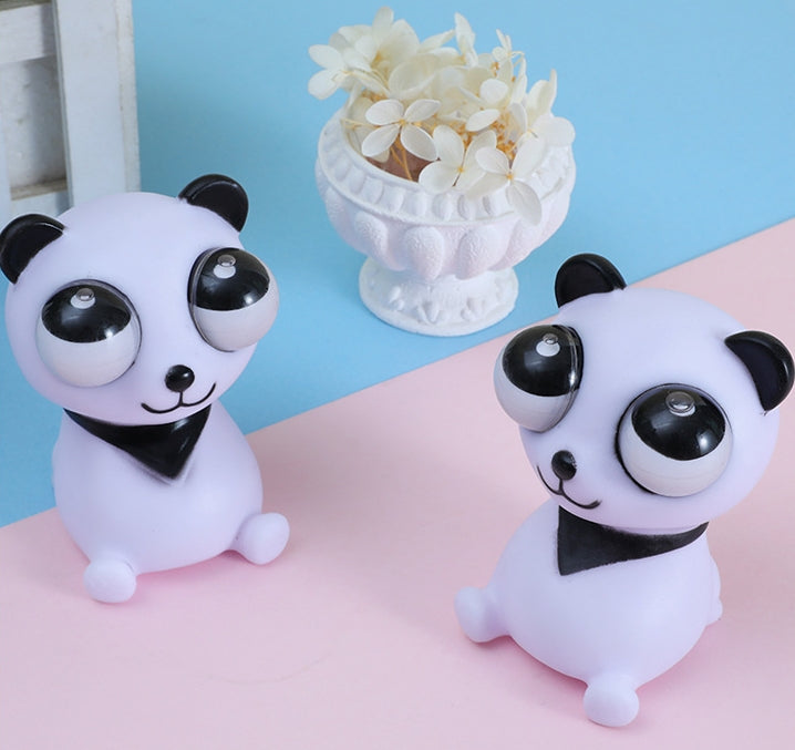 Stress relieving toys eye popping panda doll venting funny artifacts