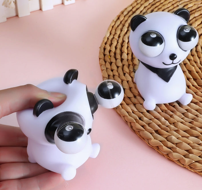 Stress relieving toys eye popping panda doll venting funny artifacts