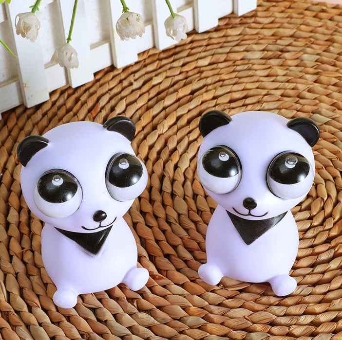 Stress relieving toys eye popping panda doll venting funny artifacts