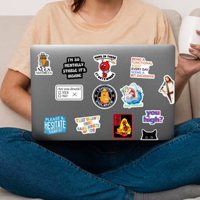 150 funny stickers for adults   .Suitable for bumpers. safety helmets. water bottles. colleagues. computers