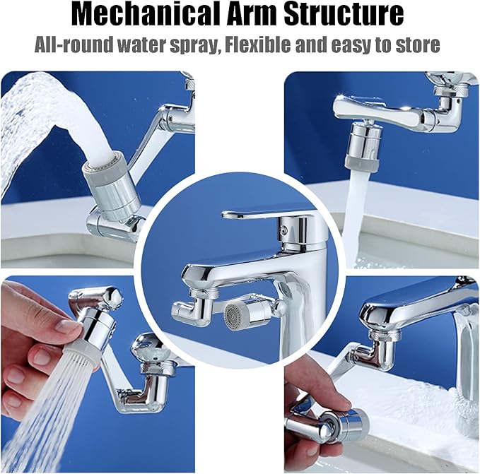 360 Degree Rotatable Multifunctional Extension Faucet