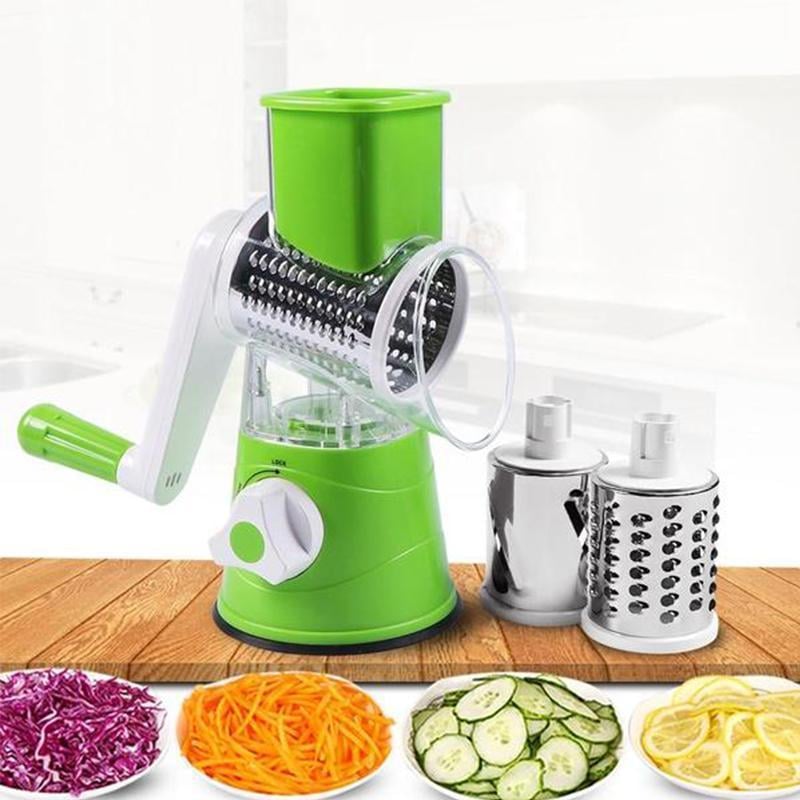 🔥Last Day Promotion 40% OFF🔥3 in 1 Rotary Cheese Grater Vegetable Slicer