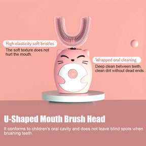 360 Degrees U-shaped Smart Electric Toothbrush Kids Children Electric Toothbrush Silicone Automatic Ultrasonic Teeth Tooth Brush