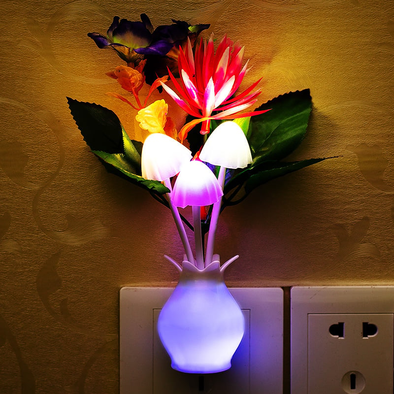 LED Mushroom Multi-color Night Lights