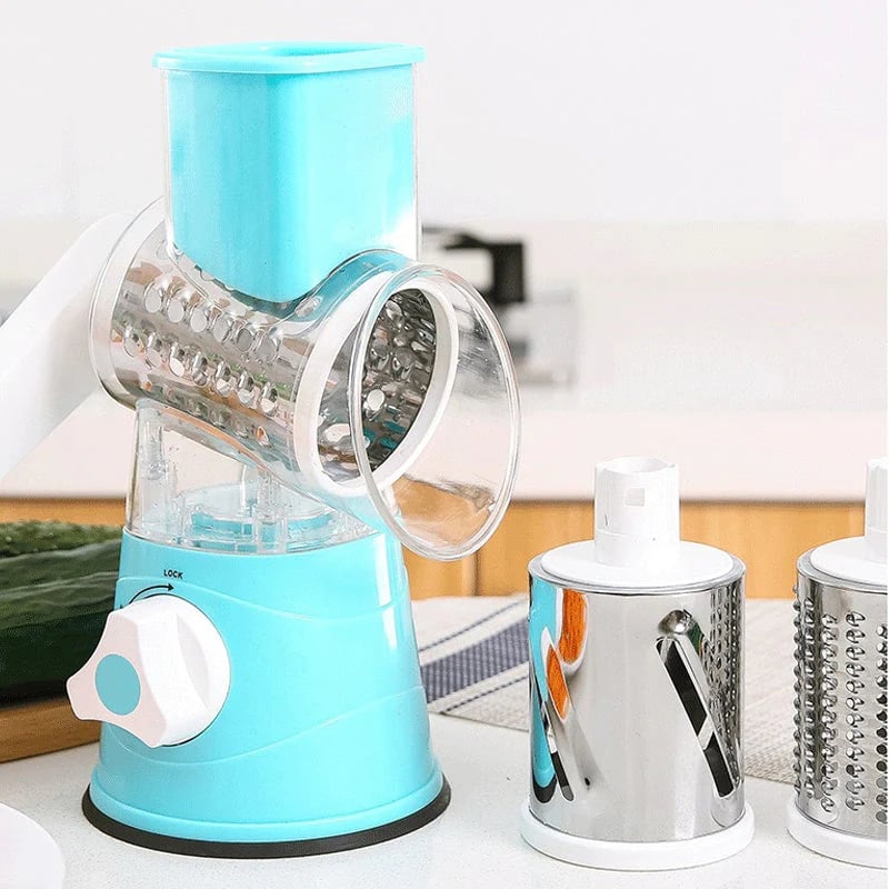 🔥Last Day Promotion 40% OFF🔥3 in 1 Rotary Cheese Grater Vegetable Slicer