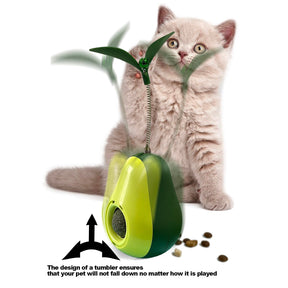 Avocado Treat Dispensing Catnip Toy