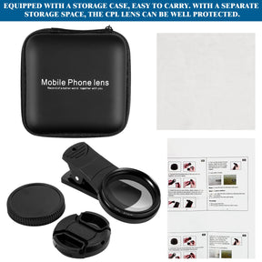 Mobile Phone MotorLens Polarising Clip-On Filter