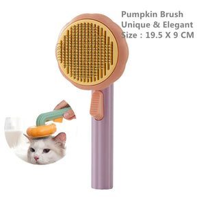 Pumpkin Shaped Pet Comb