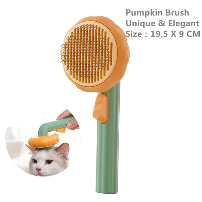 Pumpkin Shaped Pet Comb