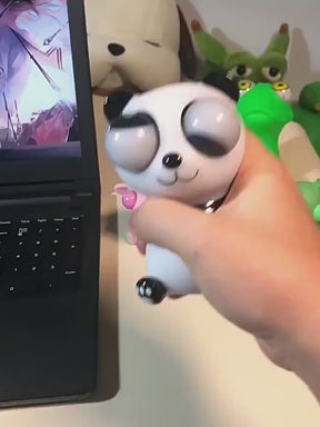 Stress relieving toys eye popping panda doll venting funny artifacts